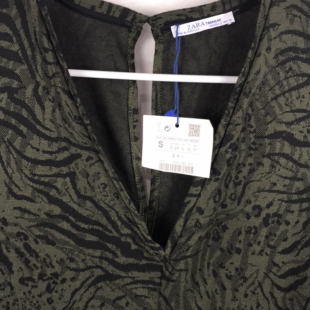 Zara jumpsuit small NWT animal print - Picture 6 of 11